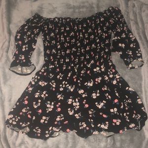 floral romper from hollister
